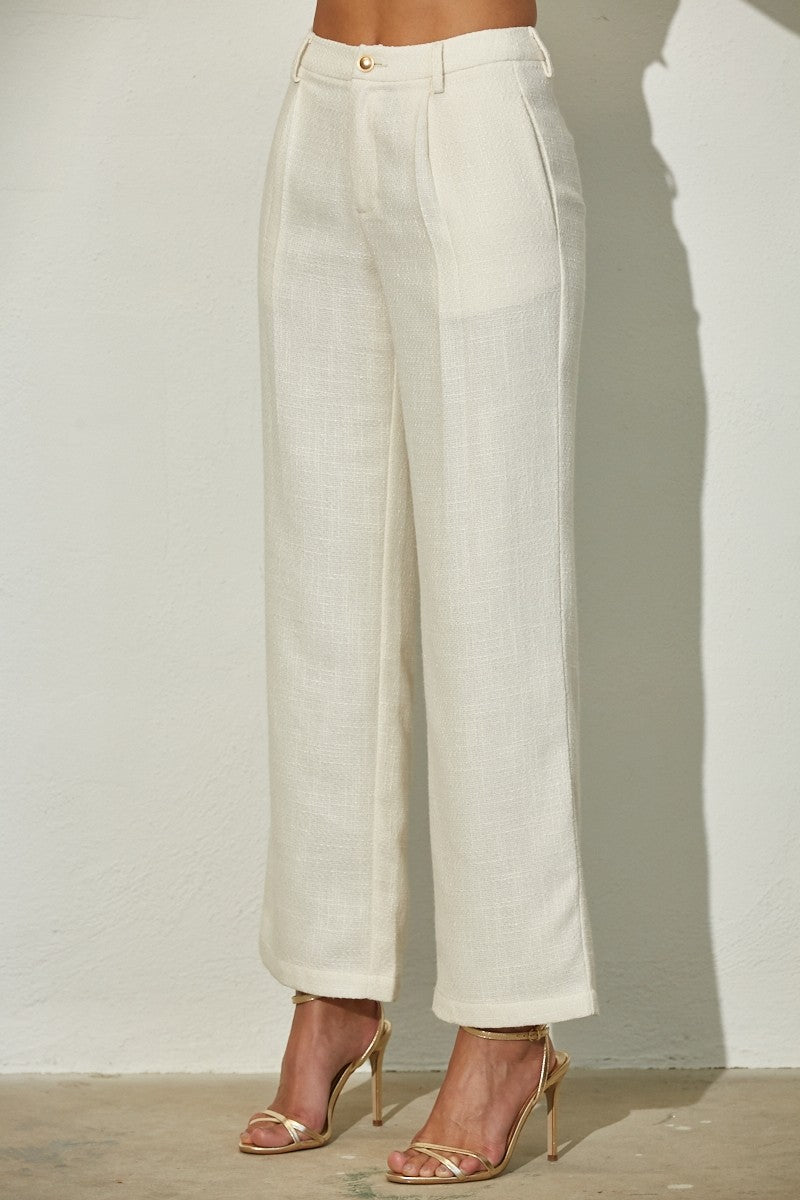 CRISTAL CREAM PANTS
