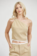 CARMEN TAUPE TOP