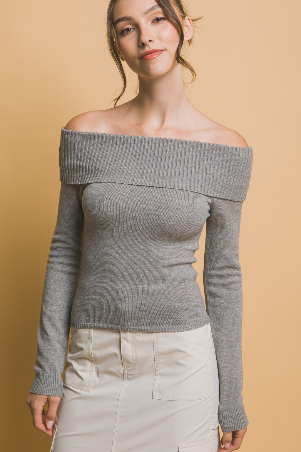 JOSIE GREY TOP