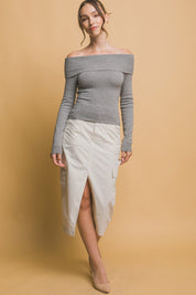 JOSIE GREY TOP