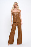 CECILIA CAMEL PANTS