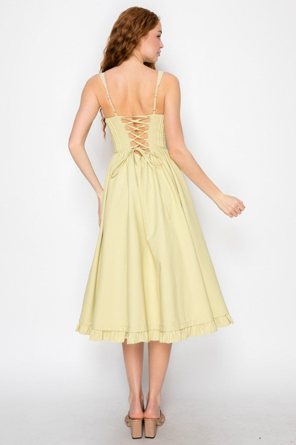 ZARIFAF YELOW DRESS