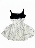 CRISTINA BLACK WHITE DRESS
