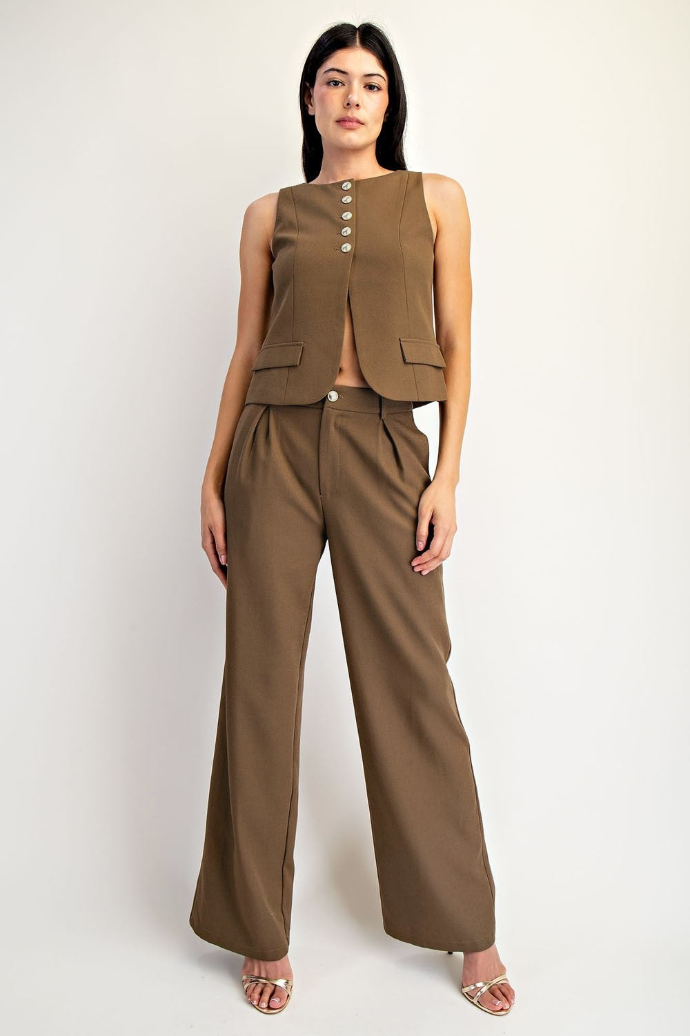 FATIMA OLIVE TOP