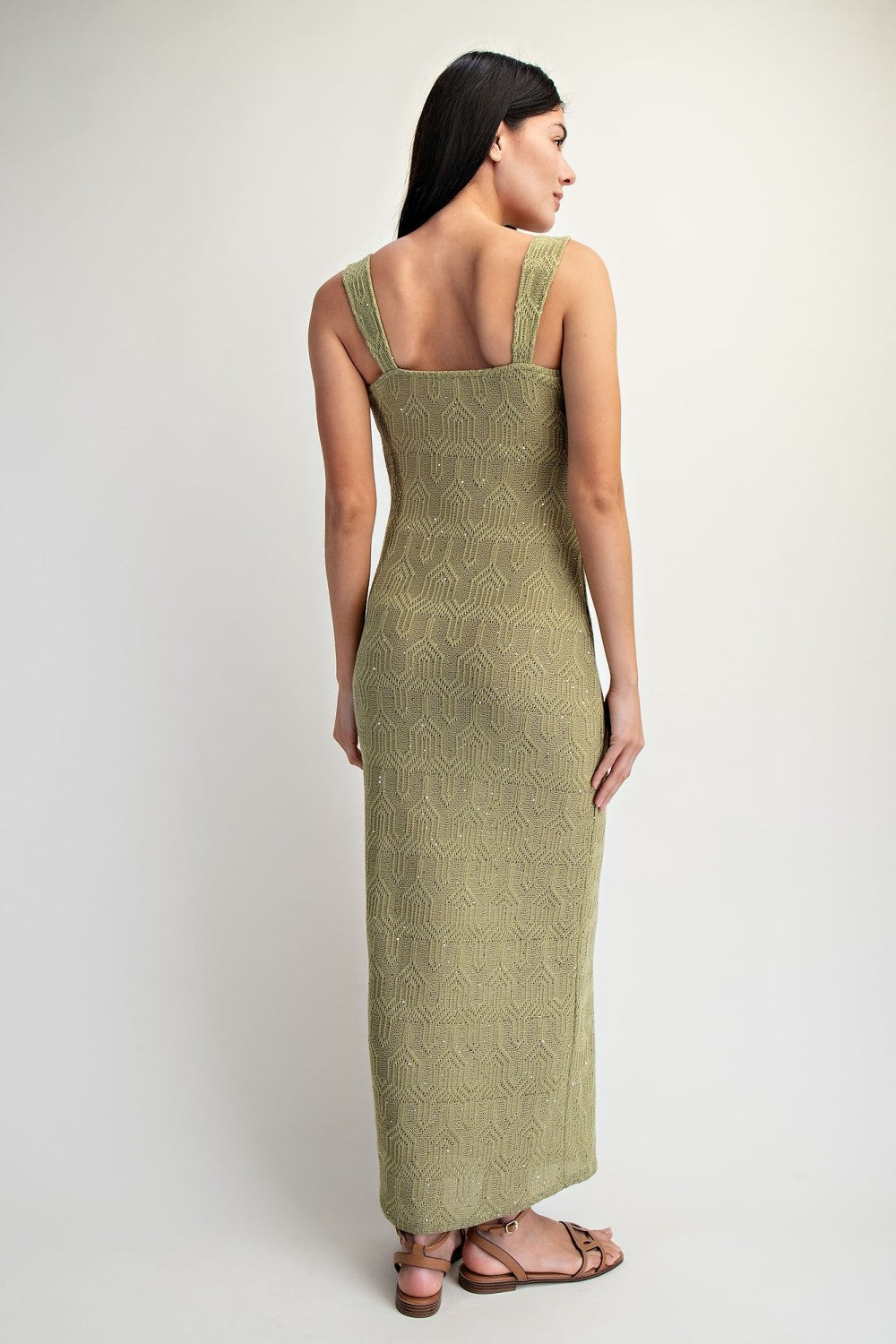 ARSENIA OLIVE DRESS