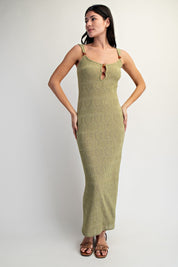 ARSENIA OLIVE DRESS