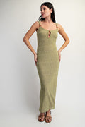ARSENIA OLIVE DRESS