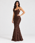 SOLSTICE BROWN DRESS