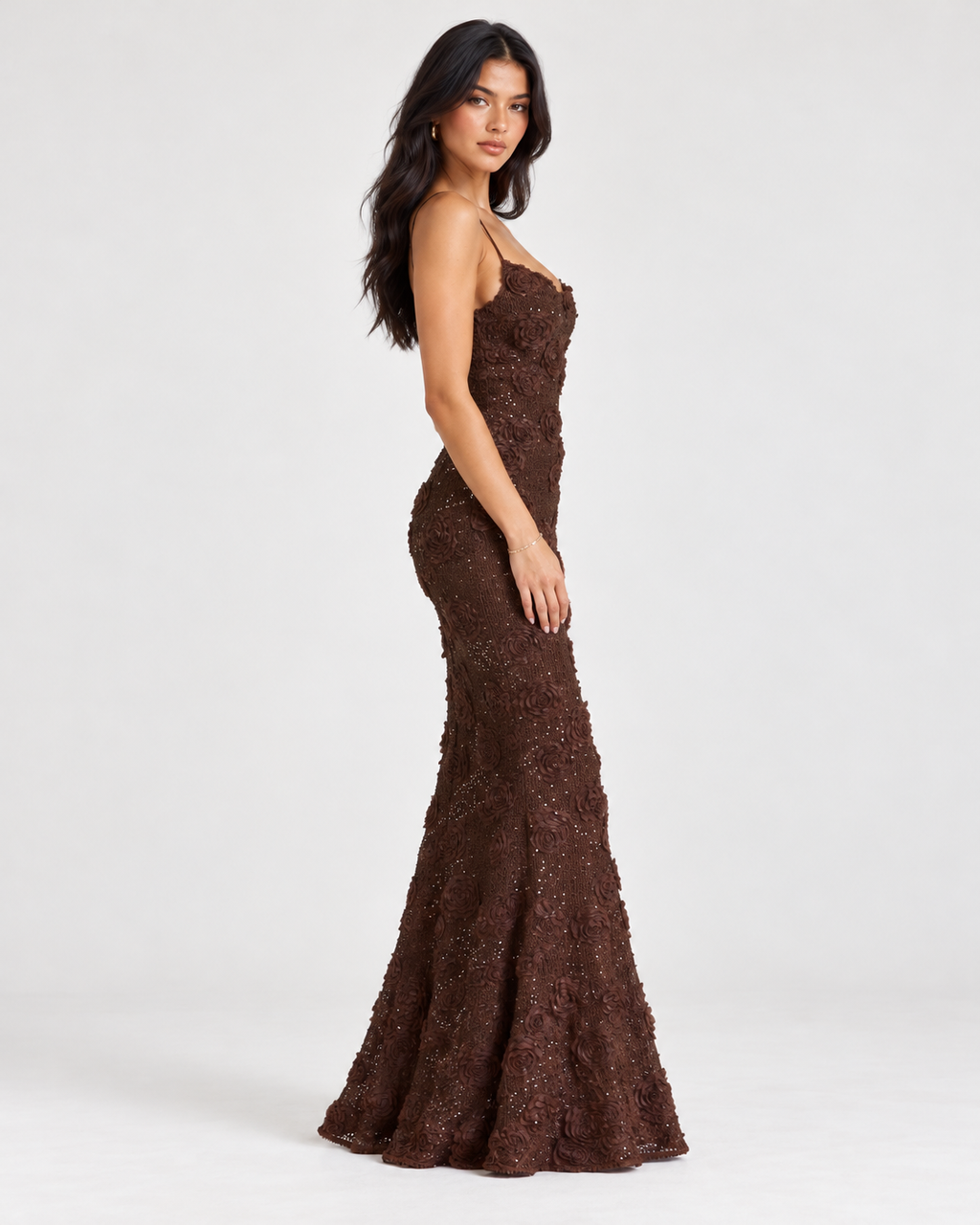 SOLSTICE BROWN DRESS
