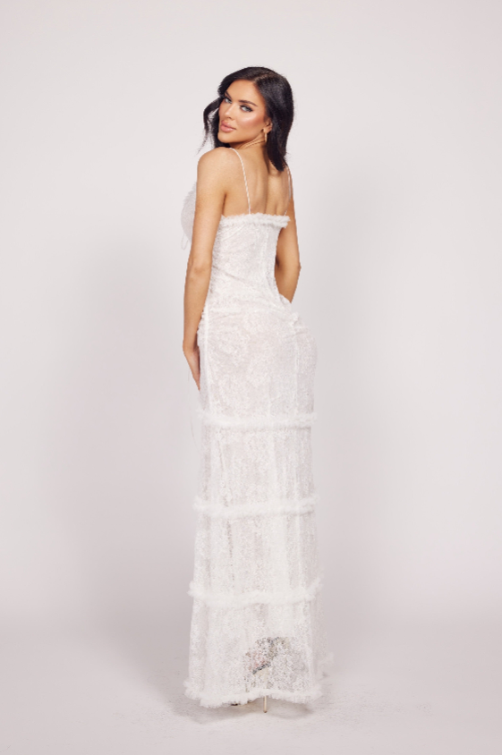 AMINA WHITE DRESS