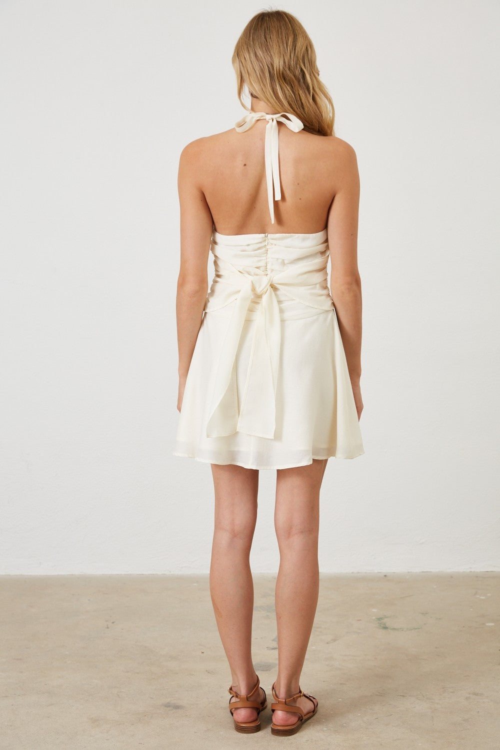 CELESTE CREAM DRESS