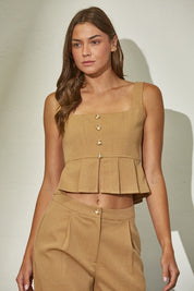 LUZ TAUPE TOP