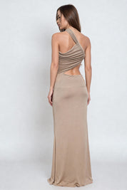 LOULOU BEIGE MAXI DRESSS
