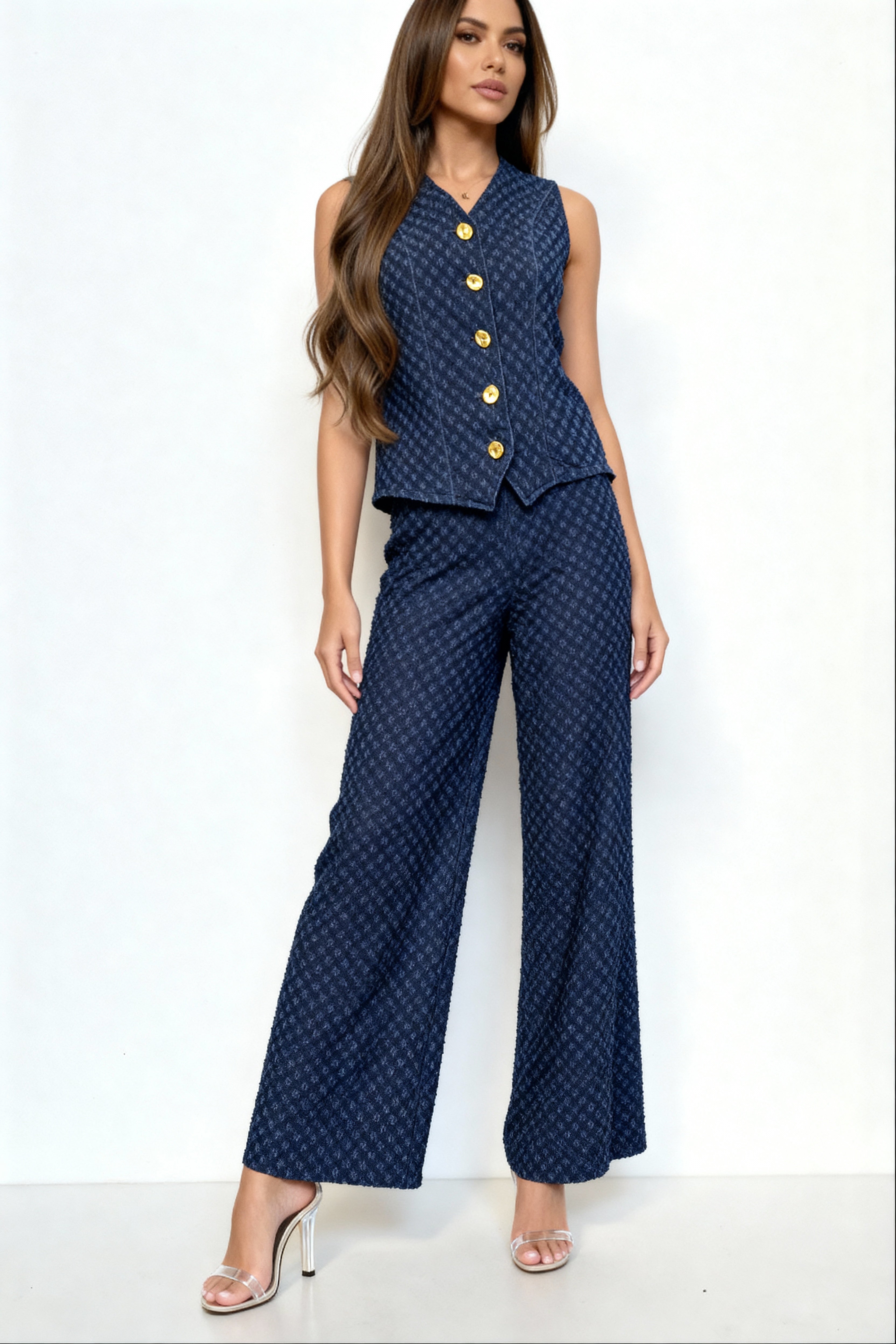 LIBIA PANTS D BLUE