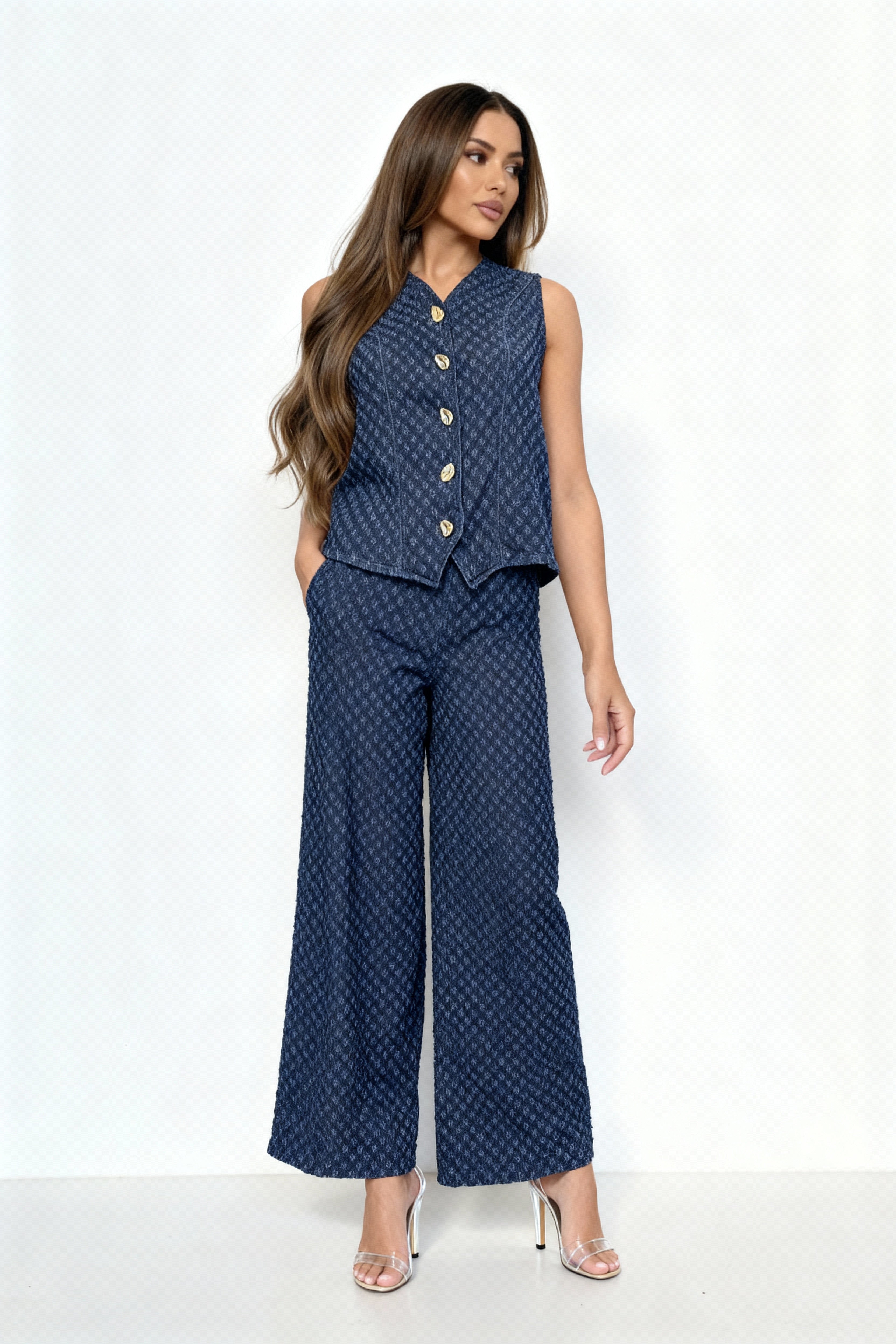 LIBIA PANTS D BLUE