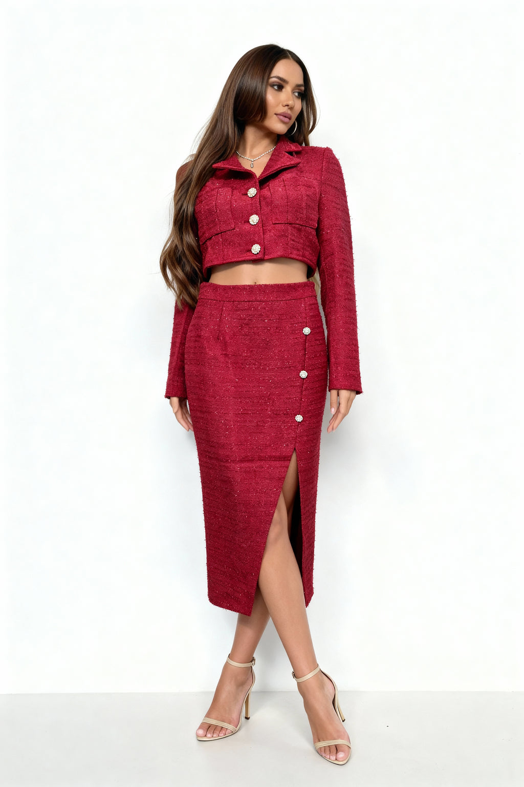 CLARISSA RED TOP